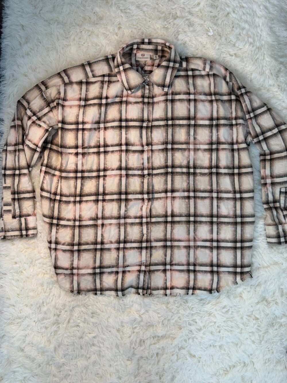 Adriano Goldschmied Women's Smith Plaid Flannel Shirt Jacket